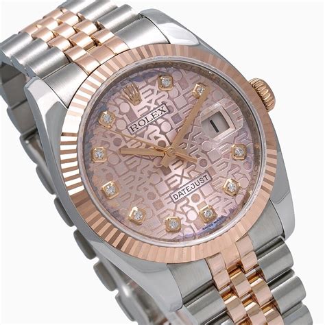 rolex pink gold ladies datejust|pre owned rolex ladies datejust.